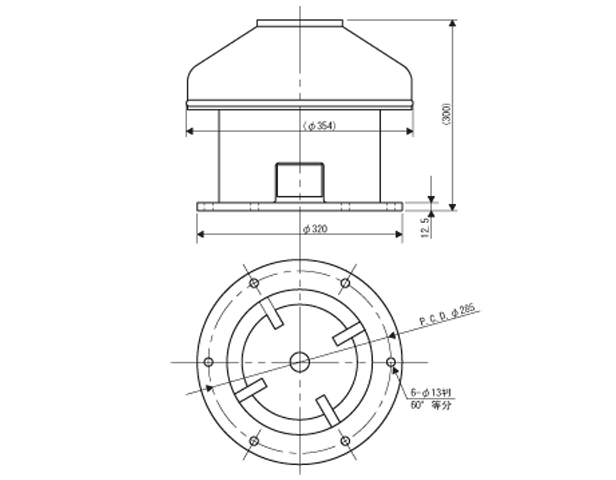 FTW TYPE WAVE ACTIVATED GENERATOR Dimentions